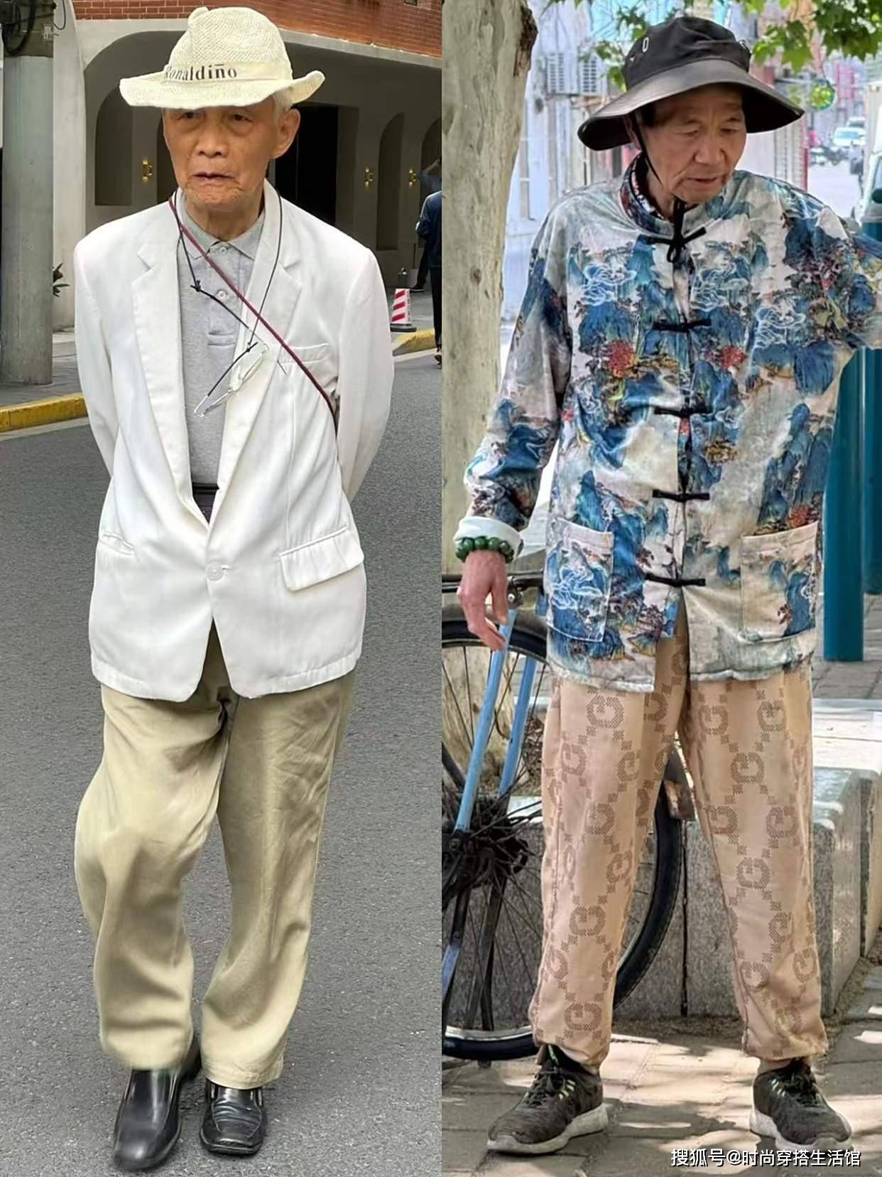 被上海街头爷爷惊艳了！白发不染、西裤不配皮鞋，却个个绅士高级