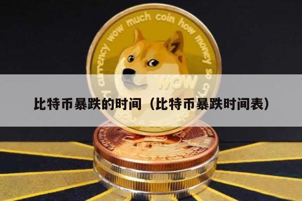 比特币暴跌预警：历史时间表揭秘