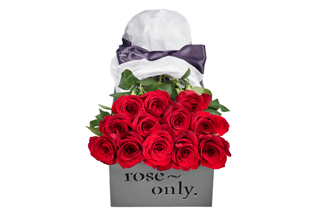 roseonly-玫瑰礼盒-玫瑰礼盒-朱砂经典玫瑰套装礼盒（白金手链）