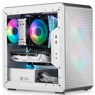 CoolerMaster 酷冷至尊 MasterBox Q300L 白色版 迷你机箱