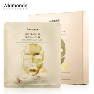 梦妆（Mamonde）花植研究鎏金修护生机面膜 28ml*5（生机展颜） *4件