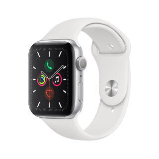 Apple Watch Series 5智能手表（GPS款 44毫米银色铝金属表壳 )