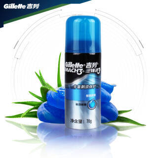 Gillette 吉列 锋速3 倍润舒爽 剃须啫喱 70g *8件