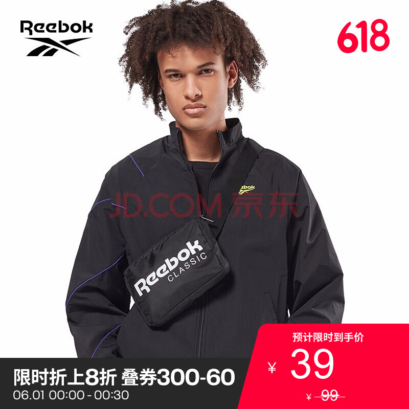 1日0点、61预售： Reebok 锐步 GKF36 中性款休闲挎包