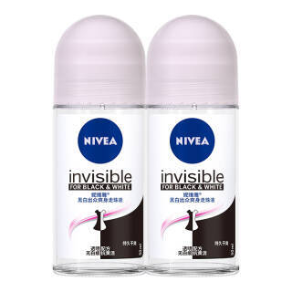 妮维雅（NIVEA）女士黑白出众走珠双支套装50ml*2 *3件