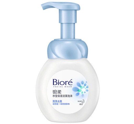 Biore 碧柔 净莹保湿洁面泡沫洗面乳 160ml