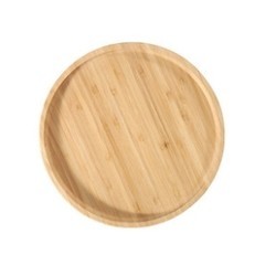 TRUZO 天竹 日式木质托盘  圆形款 10cm