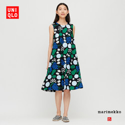 Uniqlo 优衣库 427924 全棉A字型连衣裙