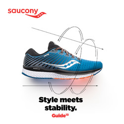 saucony 索康尼 Saucony Guide 13 稳定支持跑鞋+运动短袖