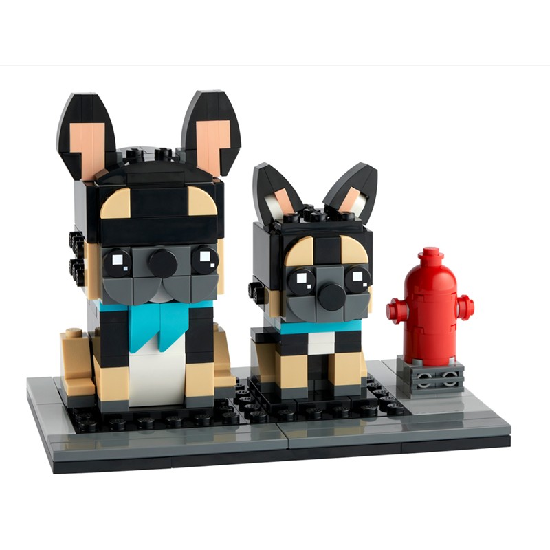 乐高（LEGO）40544 法国斗牛犬 积木拼搭玩具方头仔系列