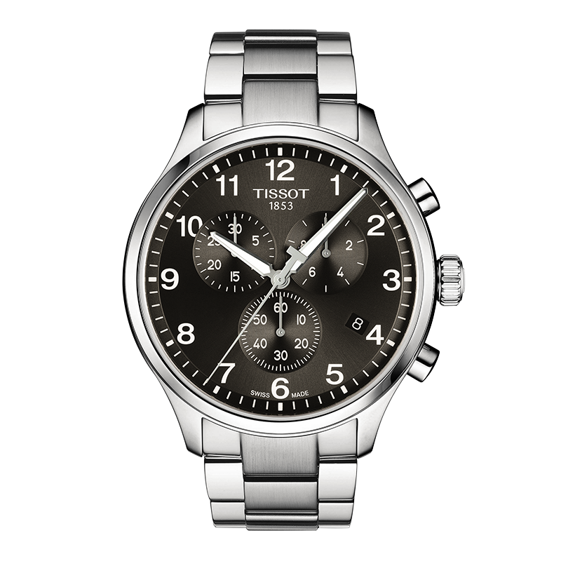 天梭(TISSOT)瑞士手表 速驰系列钢带石英男士腕表时尚运动表送男友T116.617.11.057.01
