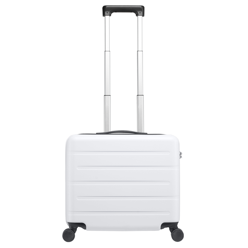 米拉达（MILADA）轻便拉杆箱18英寸烟白色细点纹升级小行李箱男皮箱女箱包旅行箱子登机箱密码箱高颜值