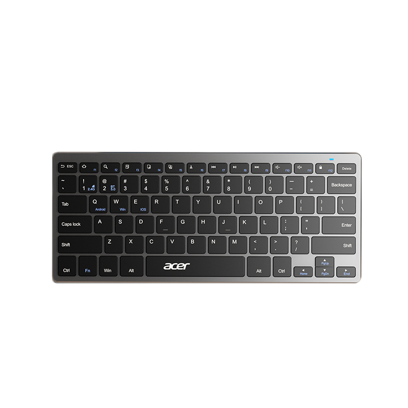 宏碁(acer)无线键盘 可充电 适应笔记本电脑手机ipad 键盘 巧克力结构浅薄轻巧随身携带