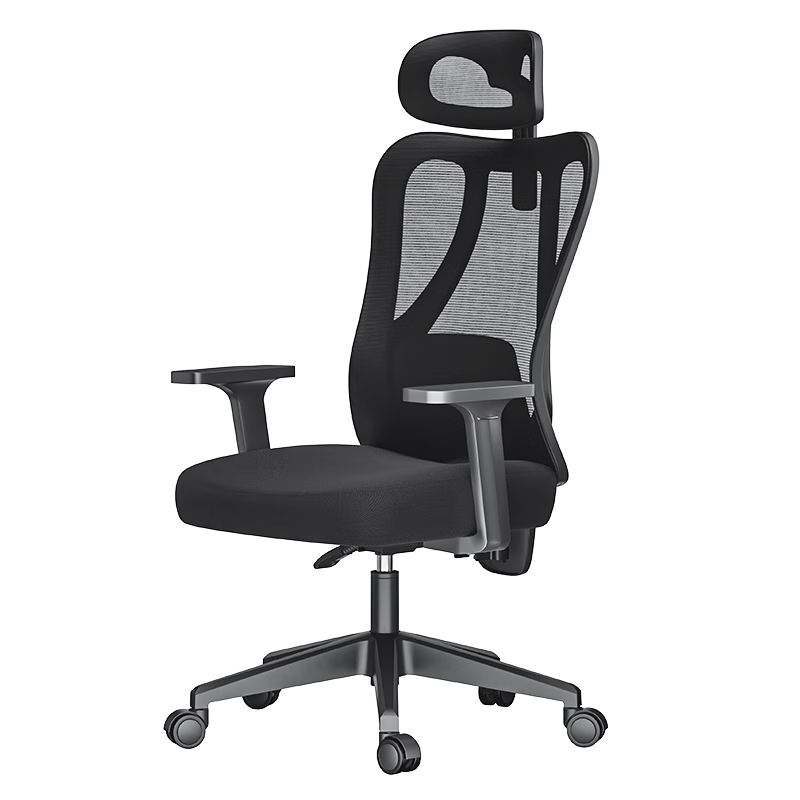 黑白调（Hbada）P1 人体工学椅 电脑椅子电竞椅 宿舍学习办公椅座椅转椅躺椅 标准