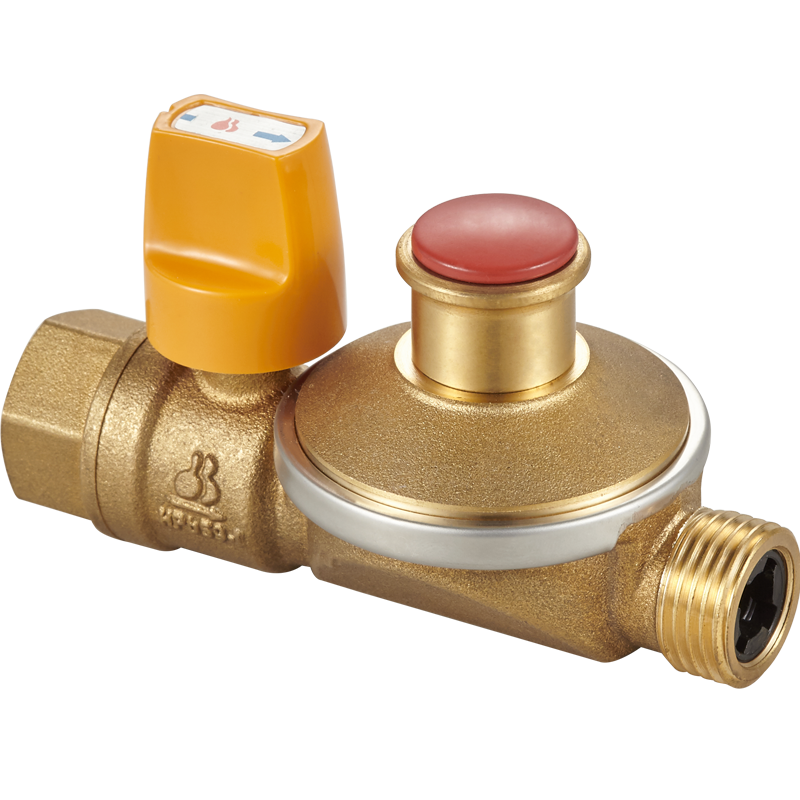 潜水艇（Submarine）RB1/2F-1/2M燃气自闭阀家用天然气管道阀门四分内丝+外丝自闭阀