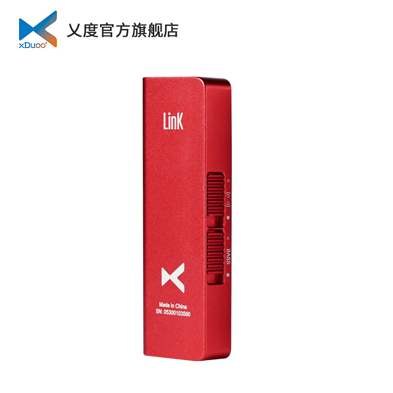 XDuoo 乂度Link//Link2高清Type-c数字便携安卓手机解码耳放线手机解码线  Link 2暮光红