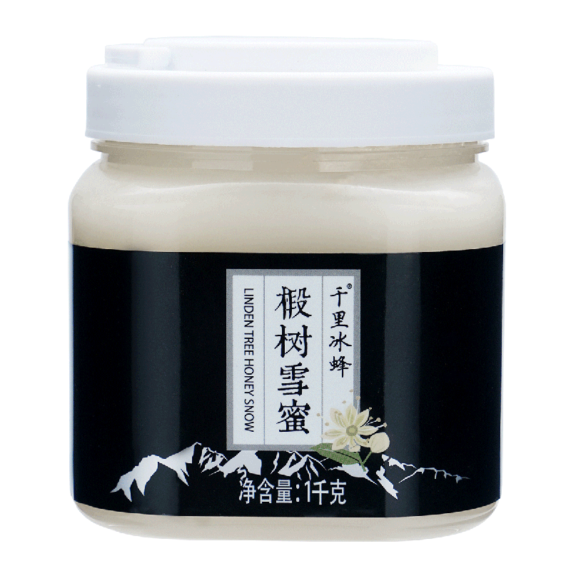 北大荒 蜂蜜 东北黑蜂 椴树雪蜜 千里冰蜂 纯蜂蜜1000g 建三江 冲调水饮礼品 团购 年货礼包 千里冰蜂椴树雪蜜1000g