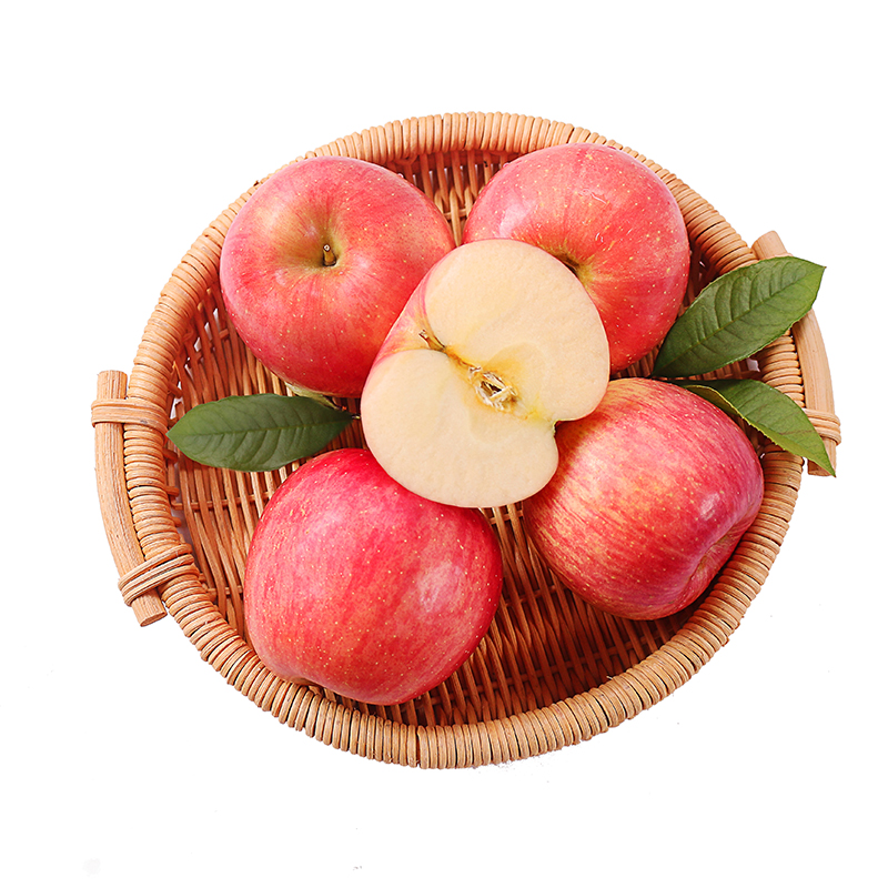京鲜生烟台红富士苹果12个礼盒净重2.6kg起单果190-240g水果年货