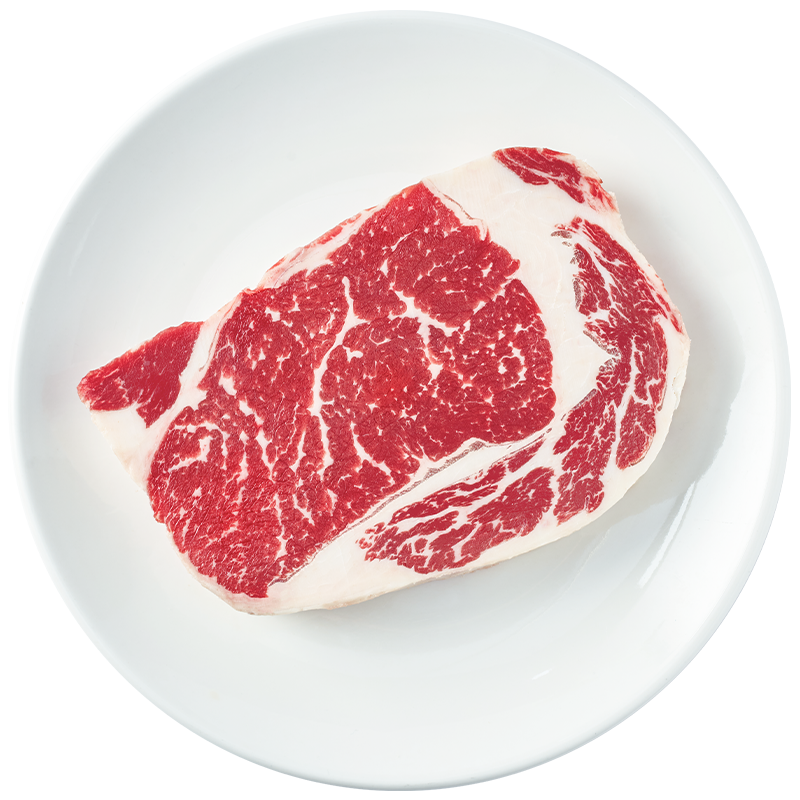 万馨沃牛进口安格斯 厚切眼肉牛排 250g  年货生鲜牛肉 厚切牛排