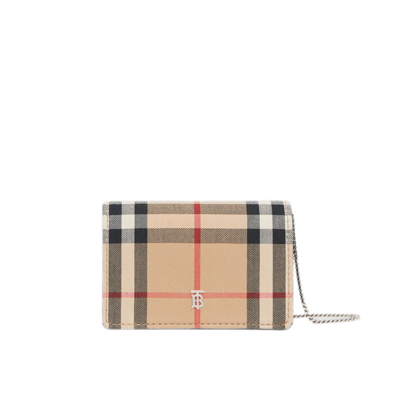 博柏利 BURBERRY Vintage 格纹卡片夹（含可拆式背带）80169821