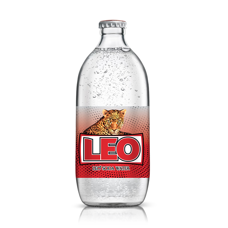 LEO 力欧苏打水泰国进口气泡水 年货礼盒 玻璃瓶整箱装325ml*24瓶