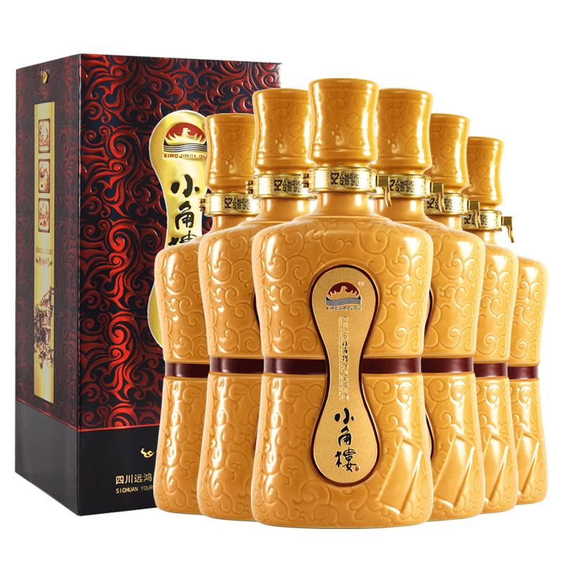 小角楼 传承九号 浓香型白酒 52度 500ml*6 整箱装【年货节送礼】