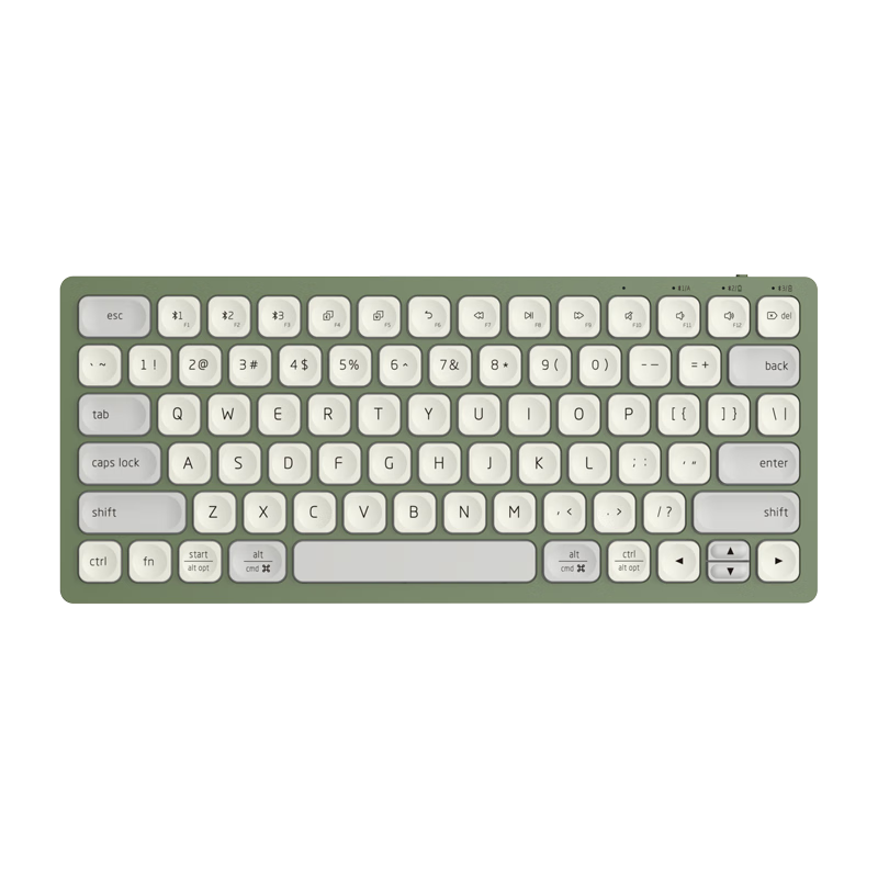 京东京造  K52超薄便携蓝牙键盘 无线键盘 笔记本ipad平板电脑办公键盘 抹茶色