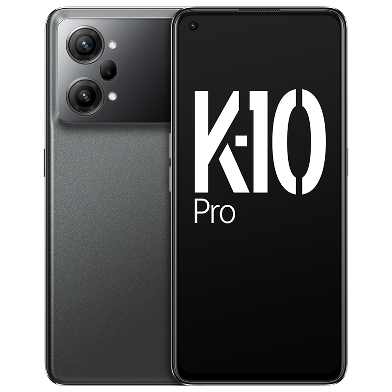 【新品上市】OPPO K10 Pro 5G 高通骁龙888闪充 120Hz OLED屏幕游戏旗舰手机 钛黑 8GB+128GB