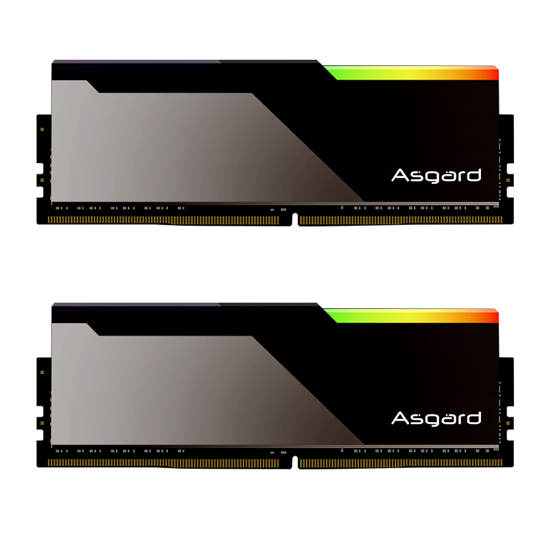 阿斯加特（Asgard）32GB(16Gx2)套装 DDR5 6800 台式机内存条 博拉琪 镜面RGB灯条 海力士A-die