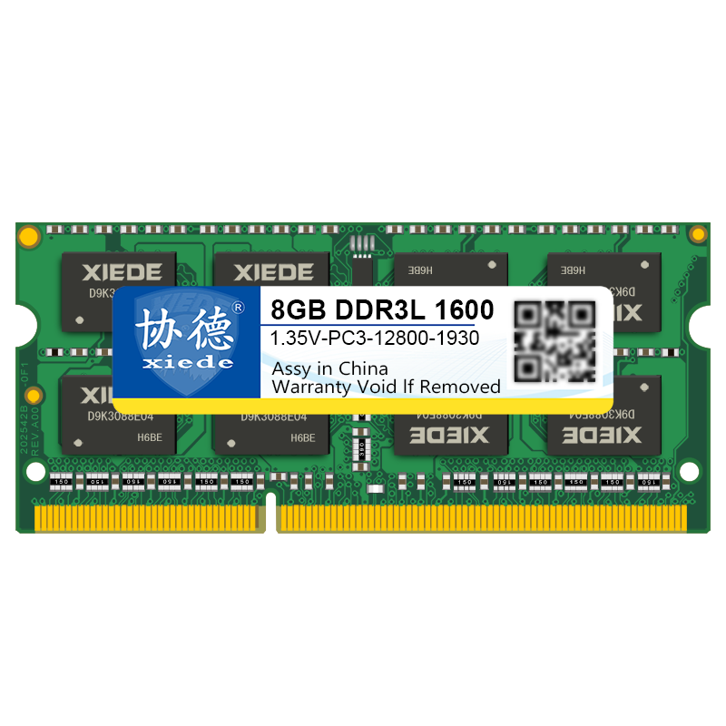 协德 (xiede)神者系列 笔记本内存条 三代 DDR3L 8G 1600 1.35V