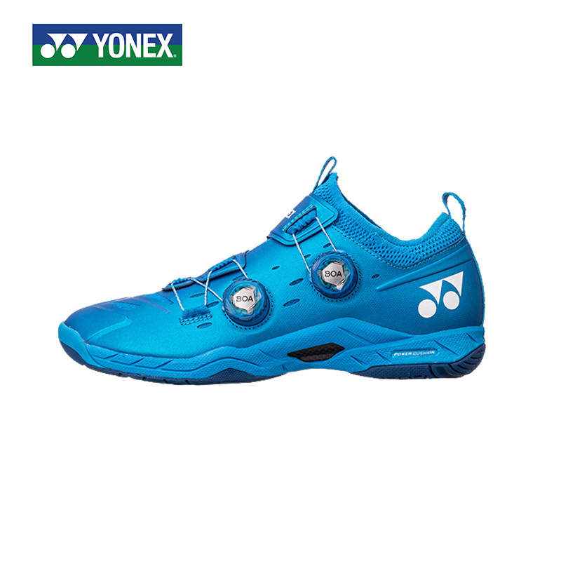 YONEX尤尼克斯羽毛球运动鞋男款SHBIF2EX英菲尼迪系列纽扣包裹舒适yy SHBIF2EX-金属蓝（074色） 成人鞋43码=内长275mm