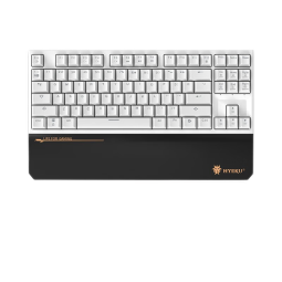 黑峡谷（Hyeku） X3无线键盘 机械键盘双模 游戏电竞键盘 87键PBT透光键帽 凯华BOX新轴 X3 牛奶绵绵冰 双模标准版 BOX流沙金轴