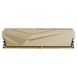 酷兽（CUSO） ddr4 3200 8g 台式机内存 高频率马甲条 夜枭系列-钛金色