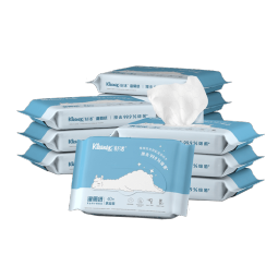 舒洁（Kleenex）湿厕纸羊驼湿厕纸40片10包（400片） 擦除99%细菌 清洁湿纸巾湿巾