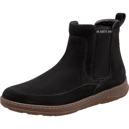 SKAP圣伽步2022冬季新款简约套筒切尔西靴舒适男皮靴短靴A2L11DD2 黑色 40