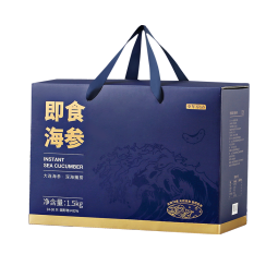 京东京造 大连冷冻即食海参 1500g 24-30只 固形物大于等于82% 辽刺参 过节送礼 海鲜水产