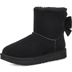 UGG 2022冬季新款女士休闲舒适迷你贝莉蝴蝶结短靴雪地靴 1138172 BLK | 黑色 39