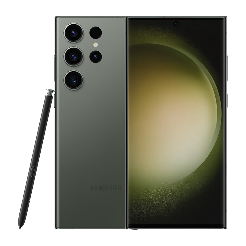 三星 SAMSUNG Galaxy S23 Ultra 超视觉夜拍 稳劲性能 大屏S Pen书写 12GB+256GB 悠野绿 5G手机