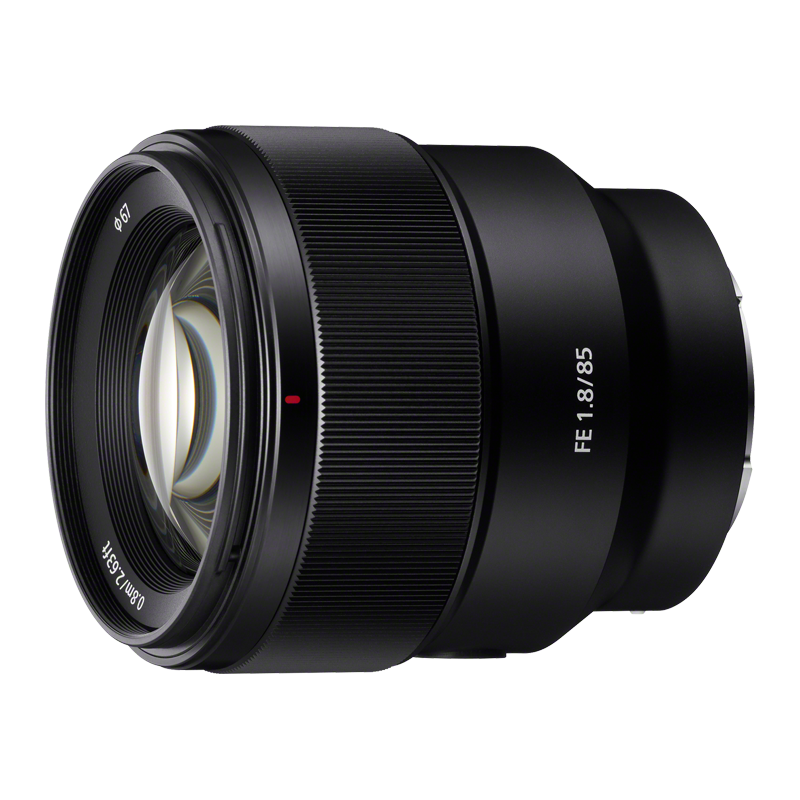 索尼（SONY）FE 85mm F1.8全画幅中远摄定焦微单相机镜头 E卡口（SEL85F18）