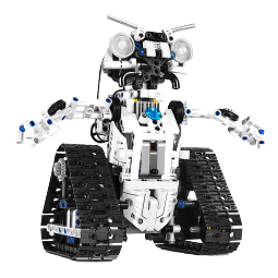 宇星模王儿童潮流积木男孩电动遥控玩具机械拼装3合1百变机器人15046
