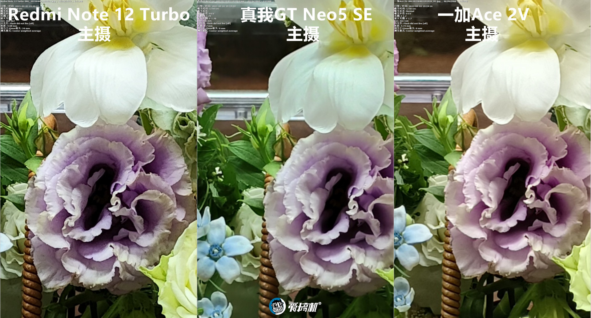 2000元档拍照对比：真我GT Neo5 SE对Redmi Note 12 Turbo、一加Ace 2V