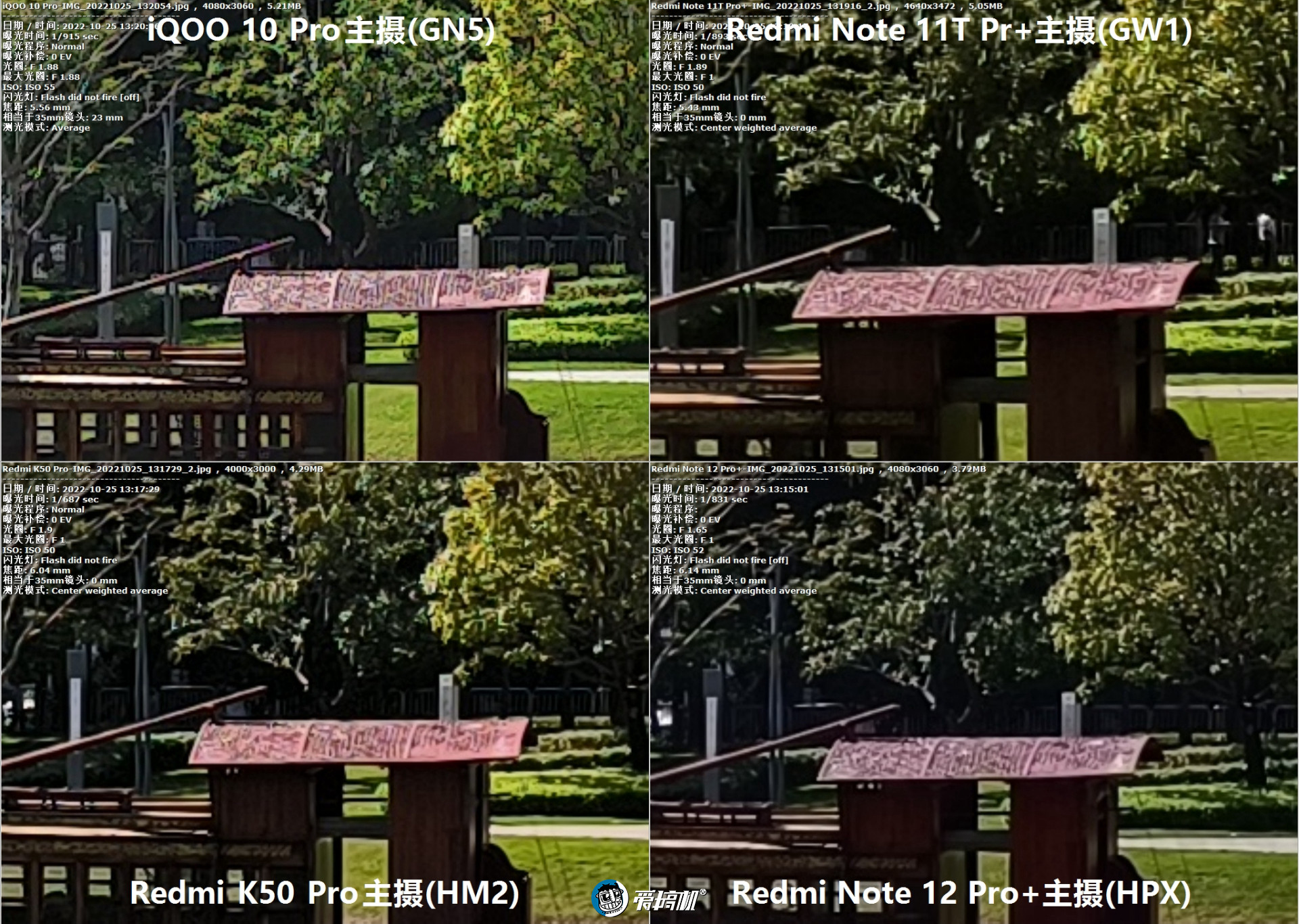 2亿像素拍照对比：Redmi Note 12 Pro+对战K50 Pro、iQOO 10 Pro