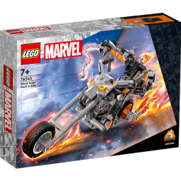 乐高（LEGO）积木 超级英雄76245恶灵骑士机甲与烈焰摩托7岁+玩具生日礼物上新