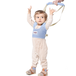 aardman婴儿学步带婴幼儿学走路神器背带安全防勒学步带透气款A2033蓝色