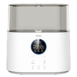 海尔（Haier）婴儿暖奶器多功能恒温温奶器升级电子触屏双瓶暖奶 HBW-D201