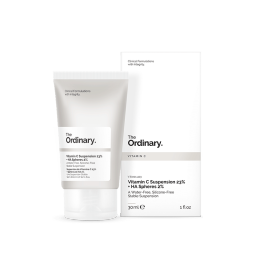 THE ORDINARY23%维生素C+2%透明质酸乳液面霜提亮肤色补水保湿30ml纯净护肤