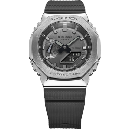 卡西欧（CASIO）G-SHOCK王鹤棣同款金属八角运动电子石英日韩手表GM-2100-1A