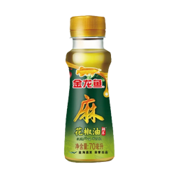 金龙鱼芝麻油 厨房凉拌菜家用火锅蘸料炒菜压榨烹饪调味品 香油 团购 花椒油70ml*5