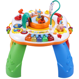谷雨游戏桌儿童多功能学习桌婴儿宝宝玩具新生儿礼物8866 谷雨游戏桌（配充电器&电池）