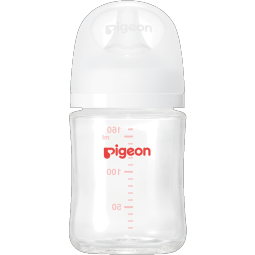 贝亲（Pigeon） 婴儿玻璃奶瓶 自然实感第3代 宽口径 160ml  AA186 S号1个月以上